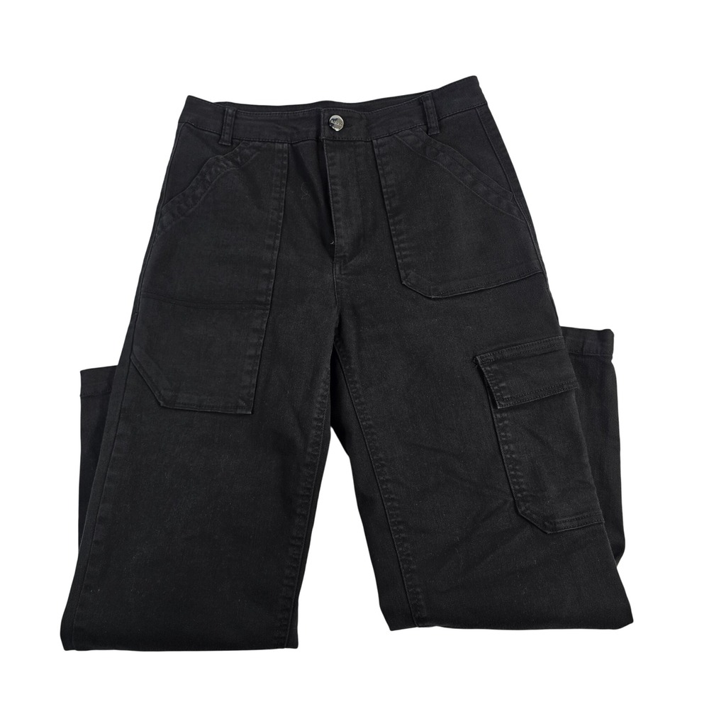 Risen Jeans Women‎ Black Cargo Pants Style RDPS241 Waist 27 Size 5